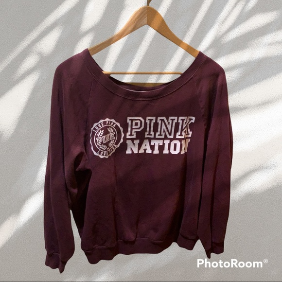 PINK Victoria's Secret Tops - Pink Victoria Secret sweatshirt